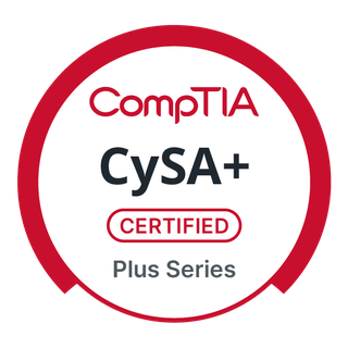 CompTIA CySA+ ce badge